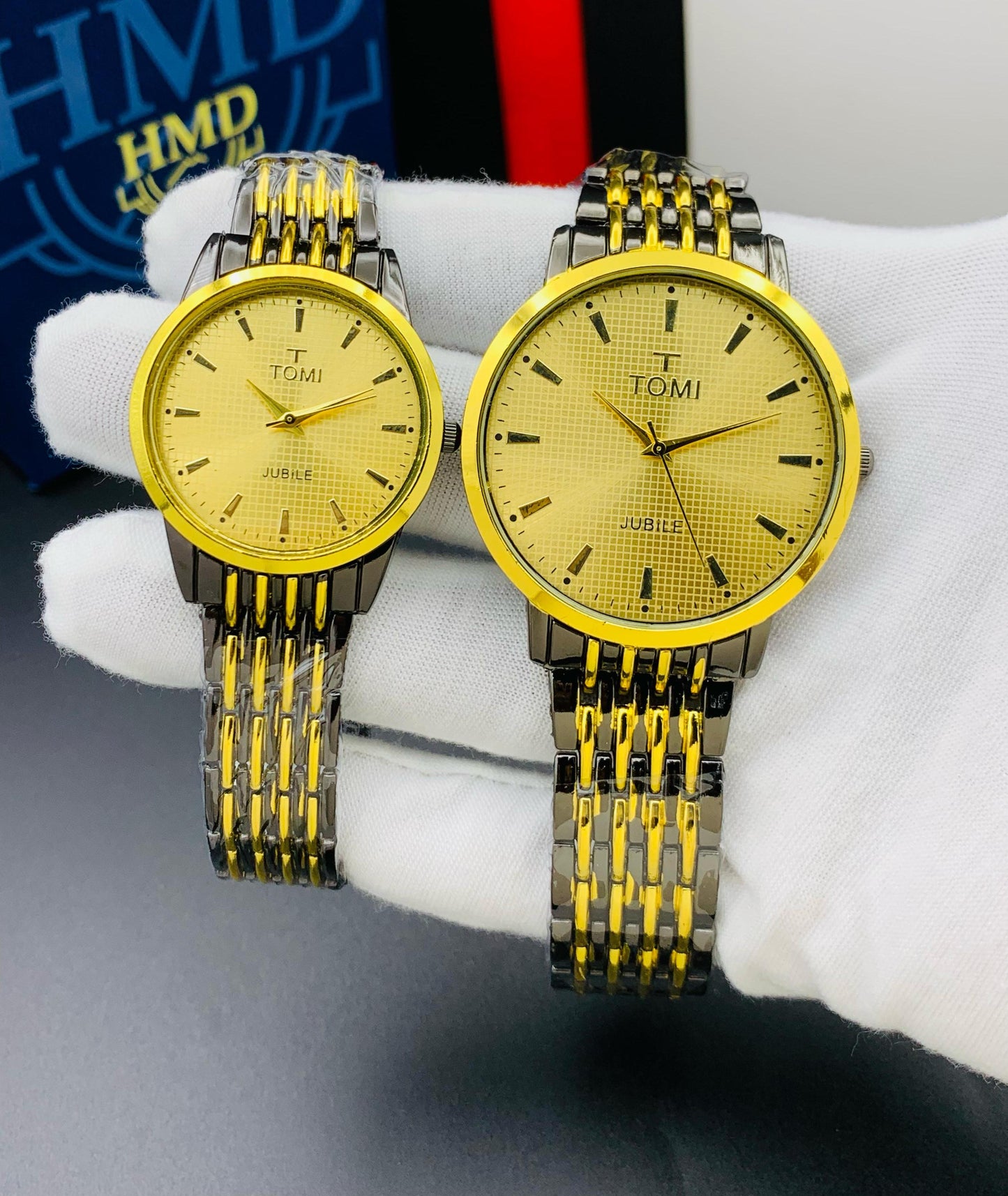 TOMI Couple Chain Watch Set