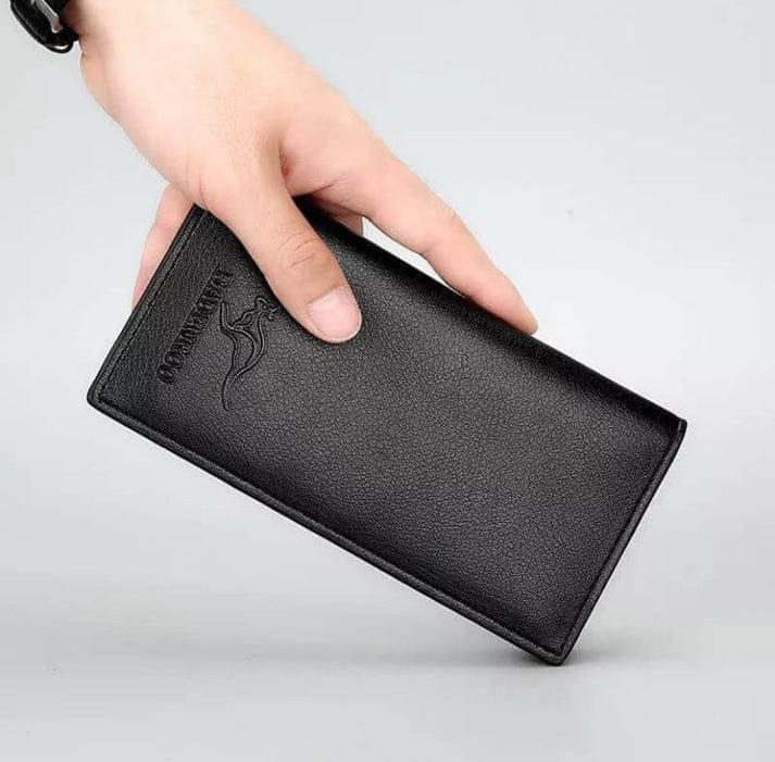 Men's Classic Leather Long Wallet