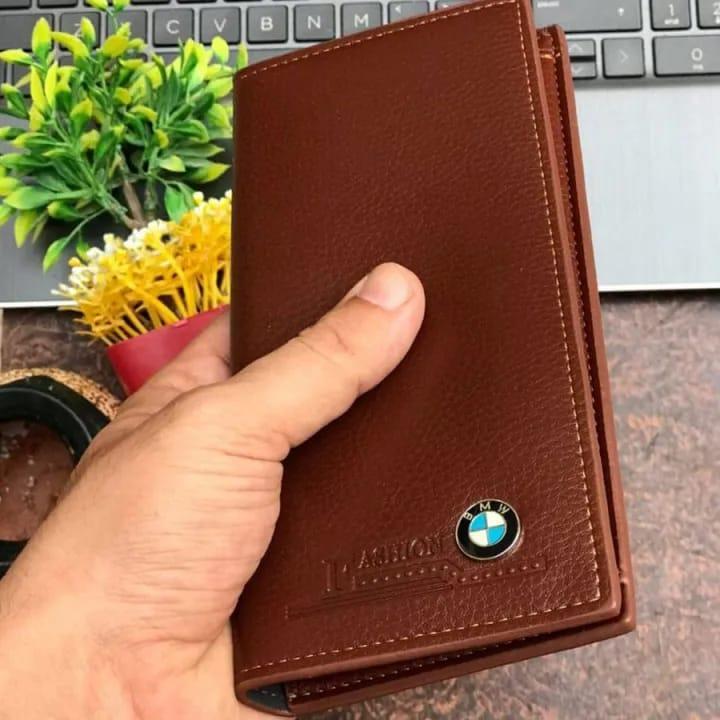 Men's Stylish PU Leather Long Wallet