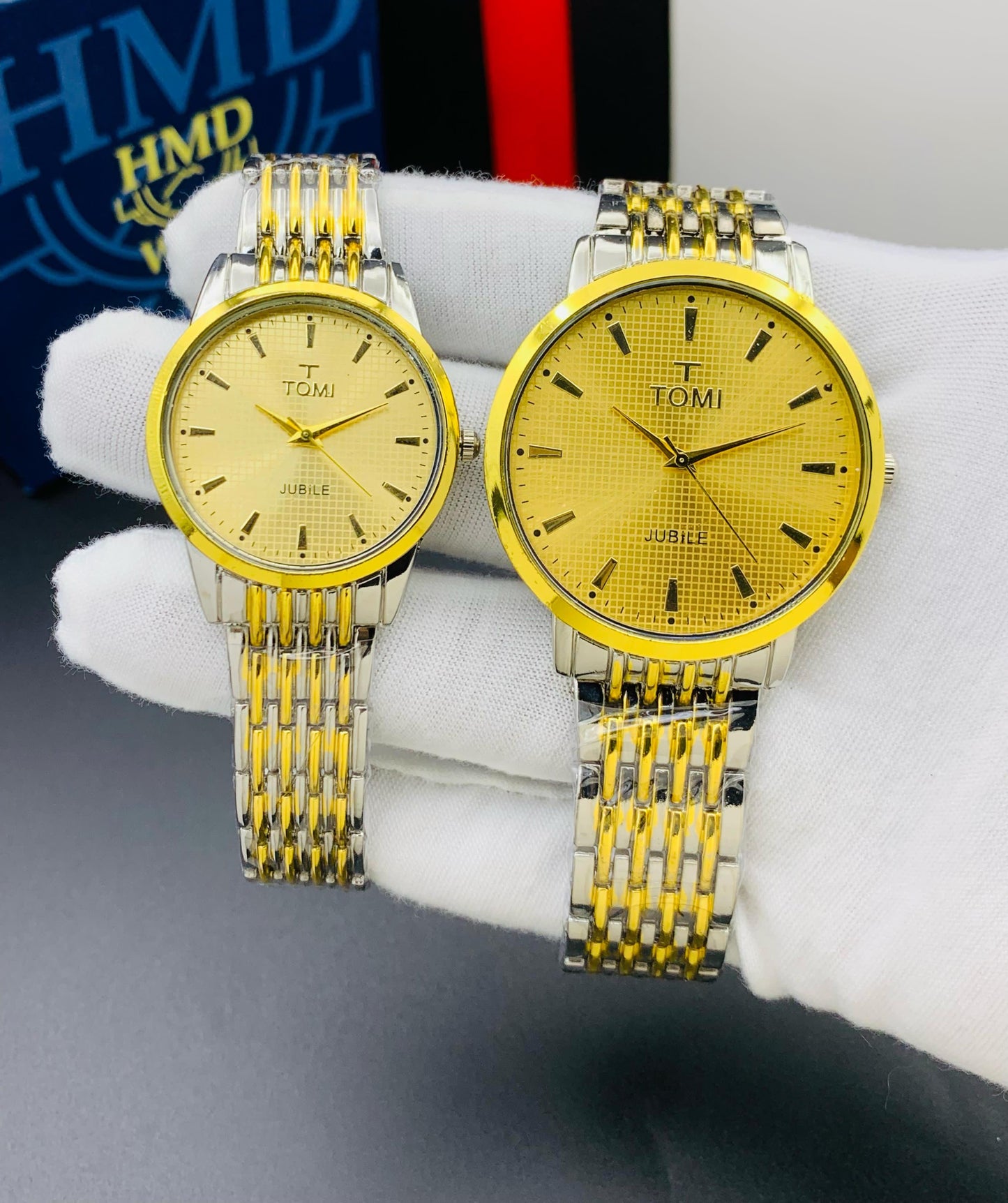 TOMI Couple Chain Watch Set