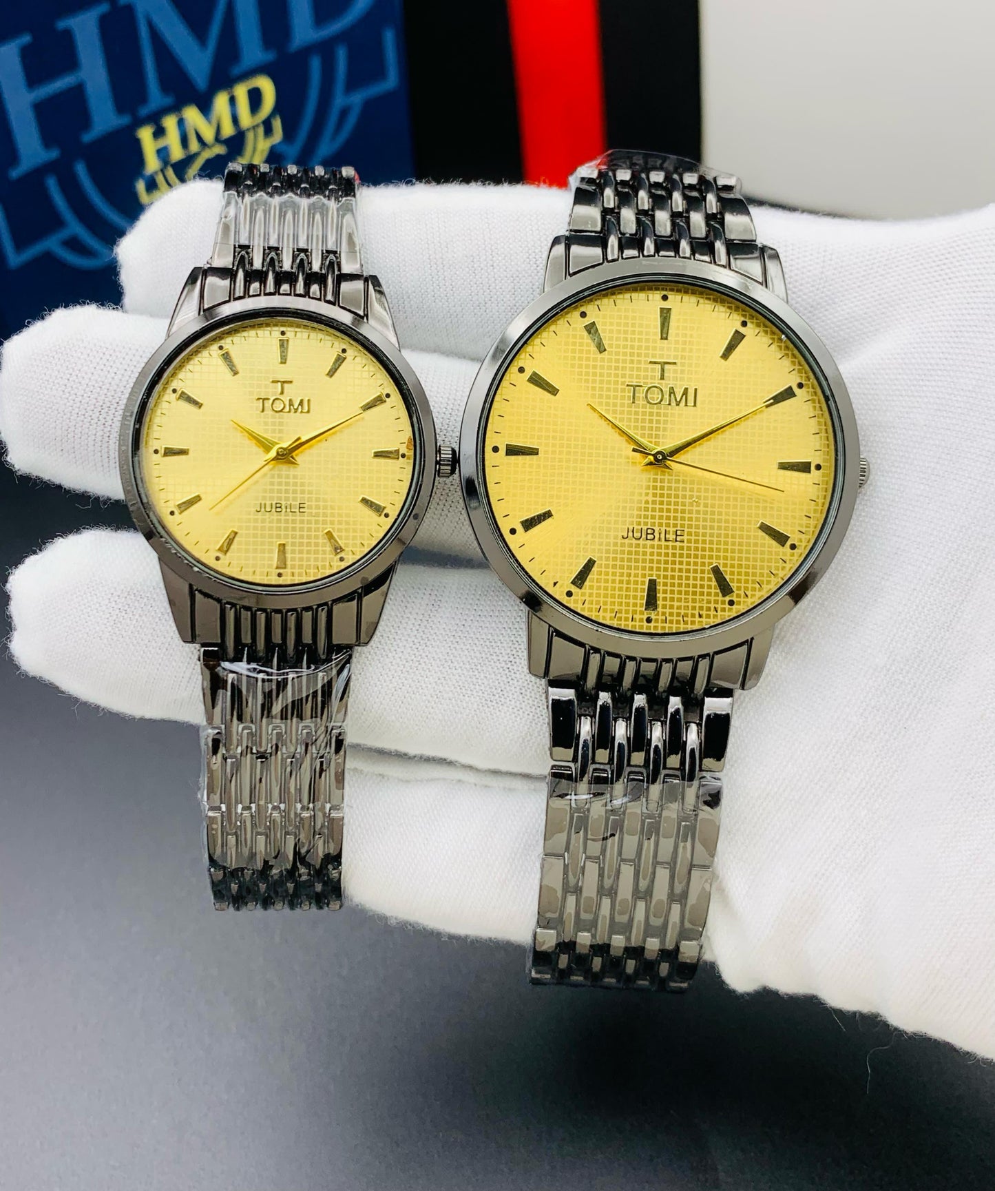 TOMI Couple Chain Watch Set
