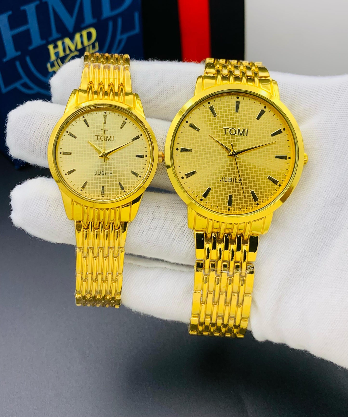 TOMI Couple Chain Watch Set