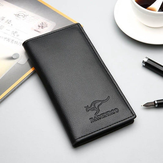 Men's Classic Leather Long Wallet