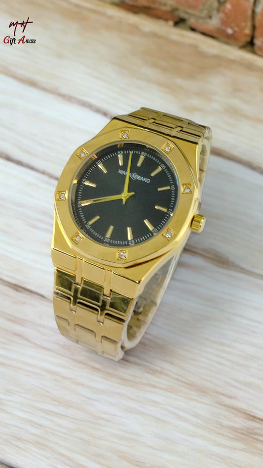 Golden Edition Men's Chain with Butterfly Lock