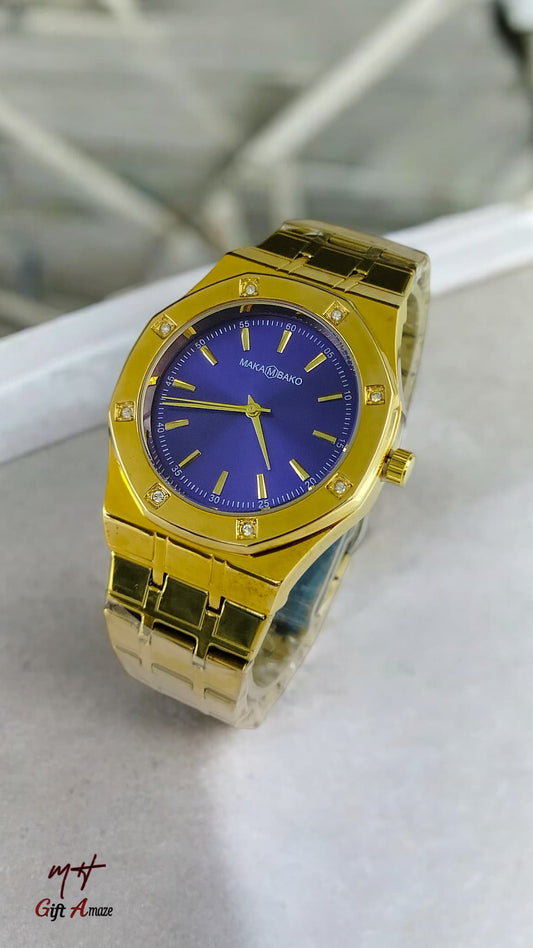 Golden Edition Men's Chain with Butterfly Lock