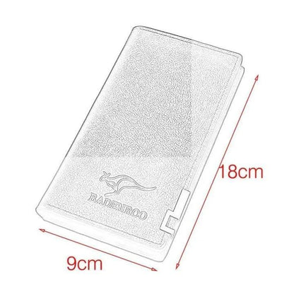 Men's Classic Leather Long Wallet